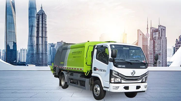 凌宇壓縮式垃圾車-固廢生活垃圾污物克星！
